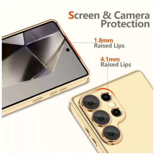 TECH-PROTECT MAGFLEX MAGSAFE Galaxy S25 tok készülékhez – Ultra Shiny arany