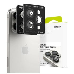   OSLONA APARATU RINGKE kamerakeret-védő 2 db iPhone 16 Pro / 16 Pro Max készülékhez fekete