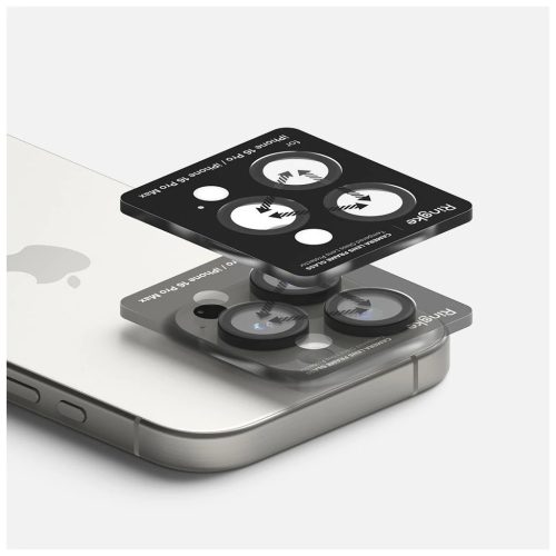 OSLONA APARATU RINGKE kamerakeret-védő 2 db iPhone 16 Pro / 16 Pro Max készülékhez fekete