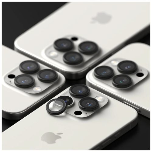 OSLONA APARATU RINGKE kamerakeret-védő 2 db iPhone 16 Pro / 16 Pro Max készülékhez fekete