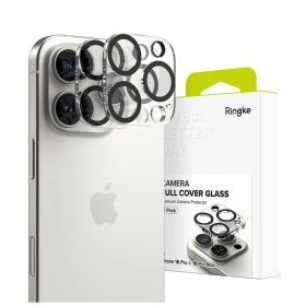   RINGKE 2 db kameralencse védő iPhone 16 Pro / 16 Pro Max készülékhez, átlátszó
