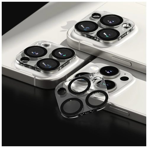 RINGKE 2 db kameralencse védő iPhone 16 Pro / 16 Pro Max készülékhez, átlátszó