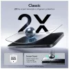 ESR Ultràfit edzett üveg kijelzővédő 2 db iPhone 16 Pro / 17 készülékhez fekete