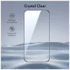 ESR ULTRAFIT temperált üveg kijelzővédő 2-PACK iPhone 17 Pro Max készülékhez fekete