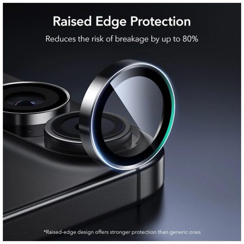 ESR ARMORITE kameravédő iPhone 16 / 16 Plus / 17 készülékhez fekete