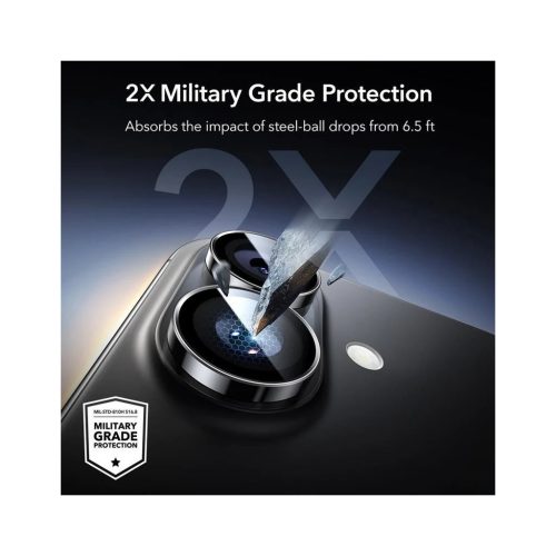 ESR ARMORITE kameravédő iPhone 16 / 16 Plus / 17 készülékhez fekete