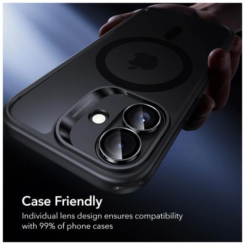 ESR ARMORITE kameravédő iPhone 16 / 16 Plus / 17 készülékhez fekete