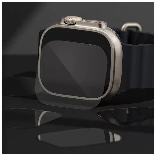 Edzett üveg Ringke ID FC Glass 4-PACK Apple Watch Ultra 1 / 2 / 3 (49 MM) készülékhez átlátszó