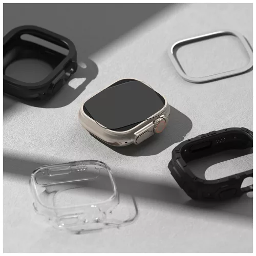 Edzett üveg Ringke ID FC Glass 4-PACK Apple Watch Ultra 1 / 2 / 3 (49 MM) készülékhez átlátszó