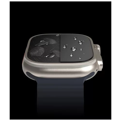 Edzett üveg Ringke ID FC Glass 4-PACK Apple Watch Ultra 1 / 2 / 3 (49 MM) készülékhez átlátszó