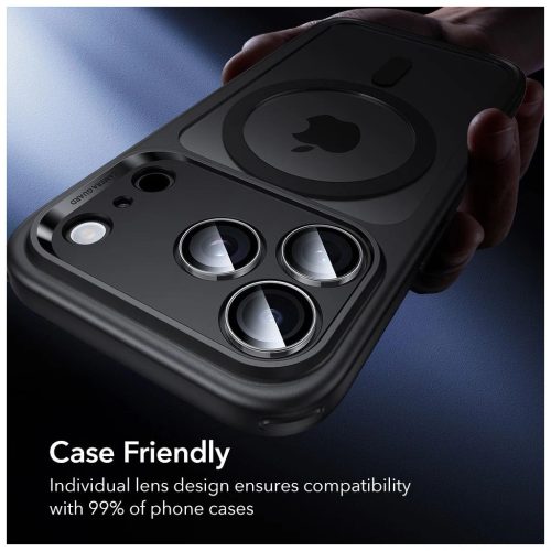 ESR ARMORITE kameravédő iPhone 14 Pro / Max, iPhone 15 Pro / Max, iPhone 16 Pro / Max, iPhone 17 Pro / Max készülékhez, átlátszó