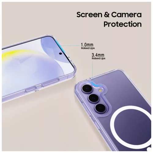 TECH-PROTECT FLEXAIR HYBRID MAGSAFE tok – Samsung Galaxy A56 5G készülékhez, átlátszó