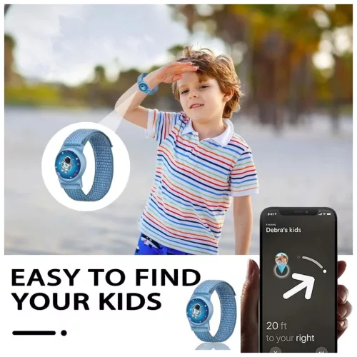 TECH-PROTECT NYLON FOR KIDS APPLE AIRTAG készülékhez tok 1 / 2 ASTRONAUT