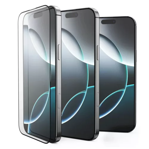 Temperált üveg kijelzővédő Tech-Protect Glass Fit+ 2-PACK Xiaomi Poco X7 Pro 5G készülékhez fekete