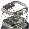 RINGKE SLIM 2-PACK tok APPLE WATCH ULTRA 1 / 2 / 3 (49 MM) készülékhez - átlátszó & titán szürke