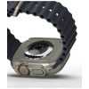 RINGKE SLIM 2-PACK tok APPLE WATCH ULTRA 1 / 2 / 3 (49 MM) készülékhez - átlátszó & titán szürke
