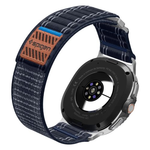SPIGEN WBF0 ÓRASZIJ Samsung Galaxy Watch 8 / Classic készülékhez (40 / 44 / 46 MM) tengerészkék