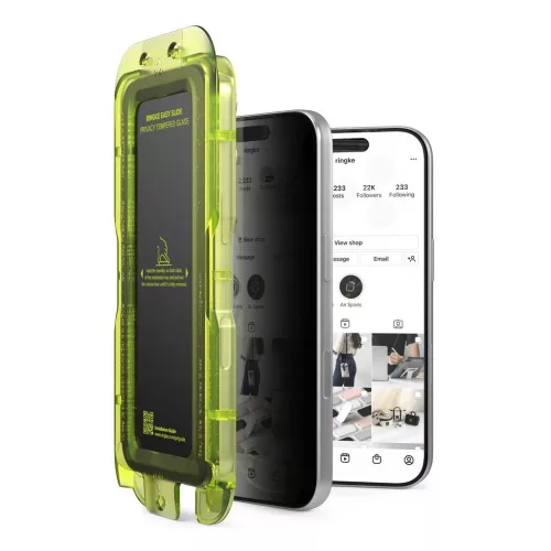 RINGKE Easy Slide Privacy kijelzővédő (2-Pack) iPhone 17 Pro készülékhez