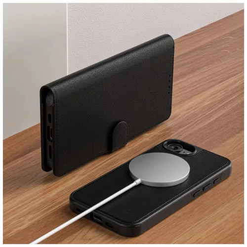 TECH-PROTECT pénztárca MagSafe iPhone 16e/17e készülékhez matt fekete