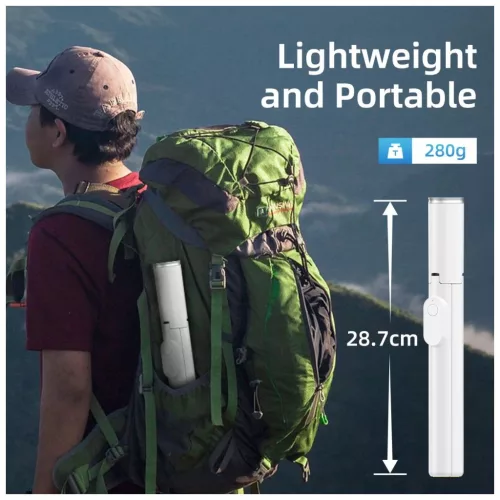 TECH-PROTECT L09S Bluetooth szelfi bot állvány fehér