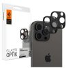 Spigen Optik.TR kameravédő 2-PACK iPhone 14 Pro / Max, iPhone 15 Pro / Max, iPhone 16 Pro / Max készülékhez fekete