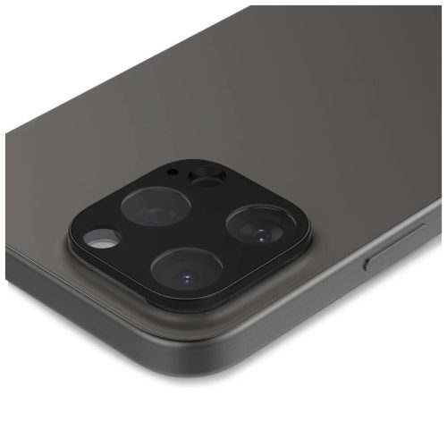 Spigen Optik.TR kameravédő 2-PACK iPhone 14 Pro / Max, iPhone 15 Pro / Max, iPhone 16 Pro / Max készülékhez fekete
