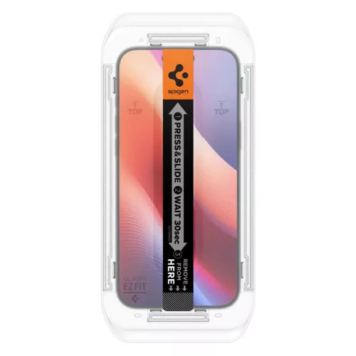 SPIGEN Glas.tr "EZ FIT" 2-PACK iPhone 16 Pro Max / 17 Pro Max készülékhez üveg kijelzővédő átlátszó