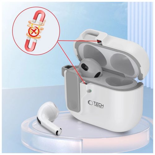 TECH-PROTECT Slim Hook tok Apple AirPods 4 készülékhez fehér