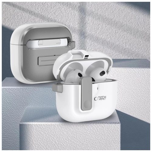 TECH-PROTECT Slim Hook tok Apple AirPods 4 készülékhez fehér
