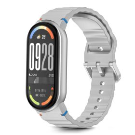   TECH-PROTECT szilikon sport tok Xiaomi Smart Band 8/9/10/NFC készülékhez krétaszürke