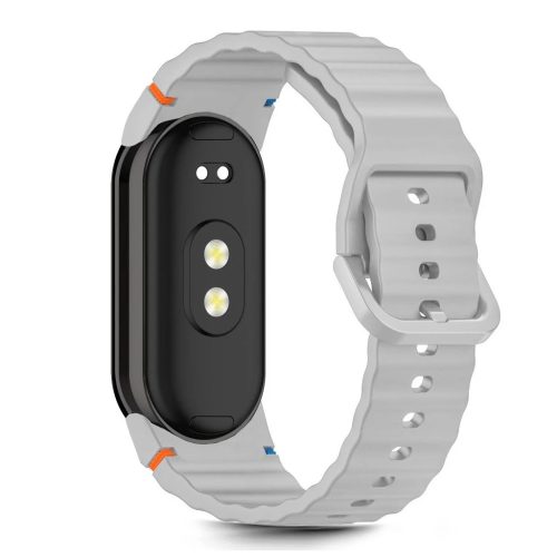 TECH-PROTECT szilikon sport tok Xiaomi Smart Band 8/9/10/NFC készülékhez krétaszürke
