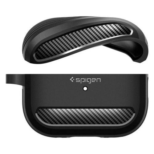 SPIGEN RUGGED ARMOR Apple AirPods Pro 1/2 tok készülékhez matte fekete