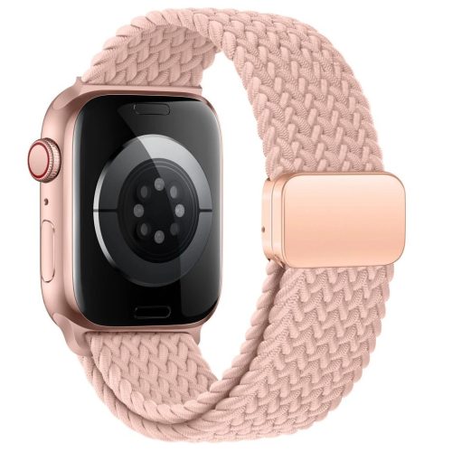 TECH-PROTECT NYLONMAG Apple Watch 8 / 9 / 10 / 11 / SE készülékhez tok (40 / 41 / 42 MM) poros rózsaszín