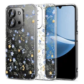   TECH-PROTECT FLEXAIR kijelzővédő XIAOMI REDMI 15C (173 MM) készülékhez / POCO C85 (173 MM) készülékhez SPRING FLOWERS