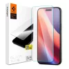 Temperált üveg kijelzővédő SPIGEN GLAS.TR SLIM iPhone 15 / 16 készülékhez átlátszó