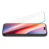 Temperált üveg kijelzővédő SPIGEN GLAS.TR SLIM iPhone 15 / 16 készülékhez átlátszó