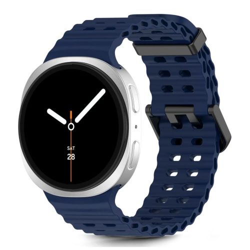 TECH-PROTECT ICONBAND PRO Samsung Galaxy Watch 8 / Classic készülékhez védőtok (40 / 44 / 46 MM) sztormkék