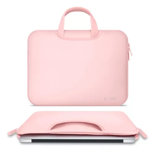 TECH-PROTECT neoprén laptop táska 13-14 poros rózsaszín