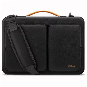   TECH-PROTECT DEFENDER BAG laptop táska 15-16 hüvelykes fekete/narancs