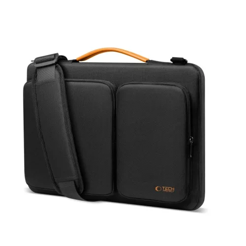 TECH-PROTECT DEFENDER BAG laptop táska 15-16 hüvelykes fekete/narancs