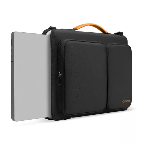 TECH-PROTECT DEFENDER laptop táska 13-14 fekete/narancs
