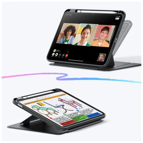 ESR FLIP HYBRID iPad 10.9” 10/2022 és 11” 11/2025 készülékhez tok fekete