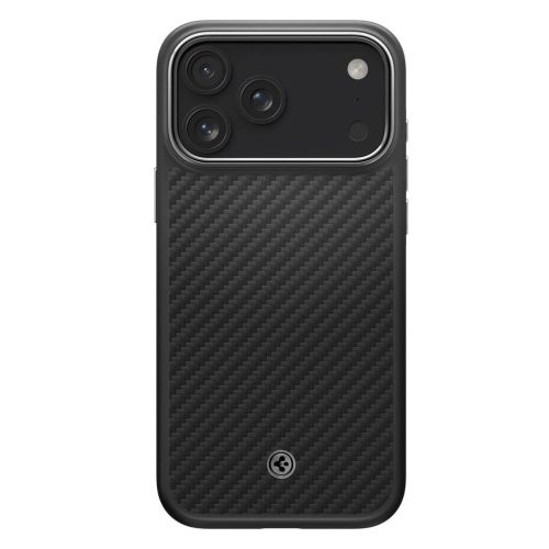 SPIGEN ENZO ARAMID "T" MAG MAGSAFE iPhone 17 Pro Max készülékhez tok fekete/ezüst