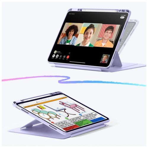 ESR FLIP HYBRID iPad Air 13” készülékhez tok 1 / 2 2024-2025 lila