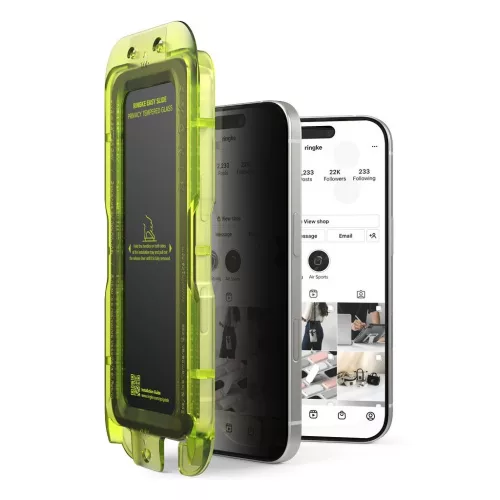 Ringke Easy Slide 2-Pack iPhone 17 készülékhez kijelzővédő Privacy