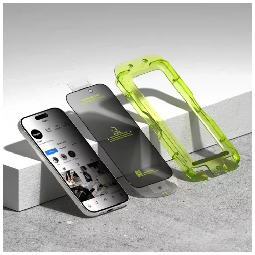 Ringke Easy Slide 2-Pack iPhone 17 készülékhez kijelzővédő Privacy
