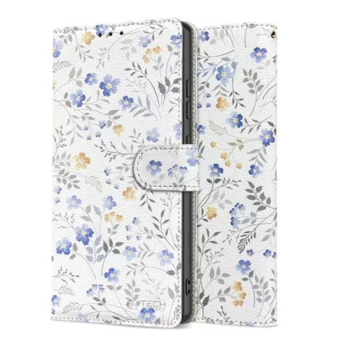 TECH-PROTECT Tárca tok Galaxy A56 5G készülékhez SPRING FLOWERS