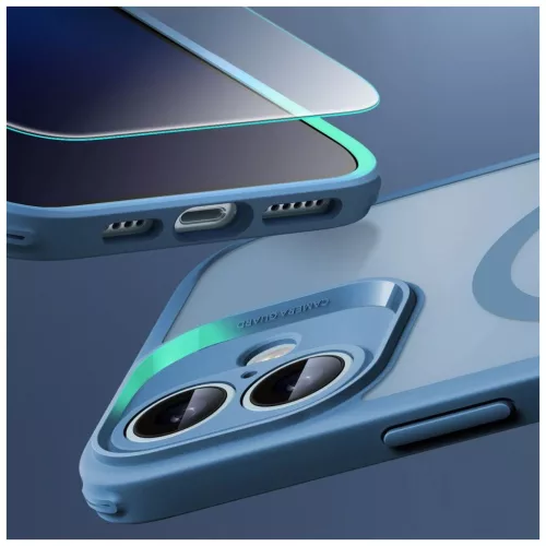 ESR CLASSIC PRO SET HALOLOCK MAGSAFE iPhone 16 készülékhez matított kék