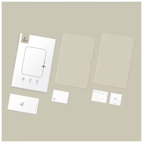 Edzett üveg kijelzővédő Tech-Protect Glass Fit+ 2-PACK Xiaomi Poco Pad M1 / Redmi Pad Pro / 2 Pro 12.1 készülékhez átlátszó
