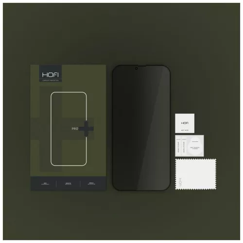 HOFI Anti Spy Glass Pro+ kijelzővédő IPHONE 13 / 13 PRO / 14 / 16e/17e készülékhez PRIVACY